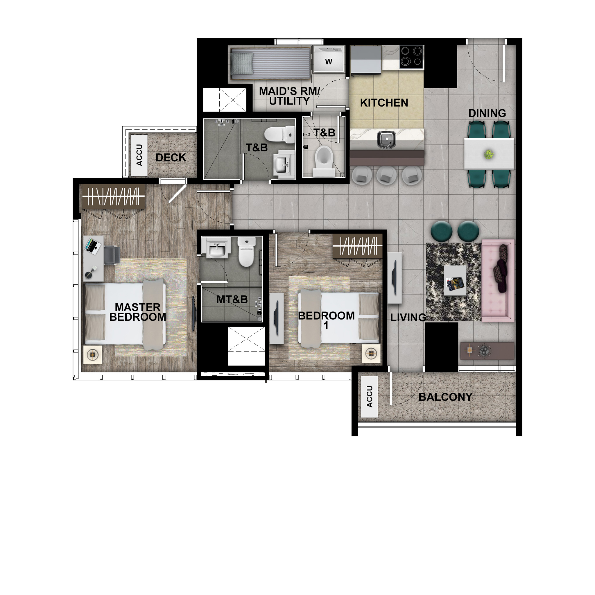 Uptown Arts 2BR 84sqm