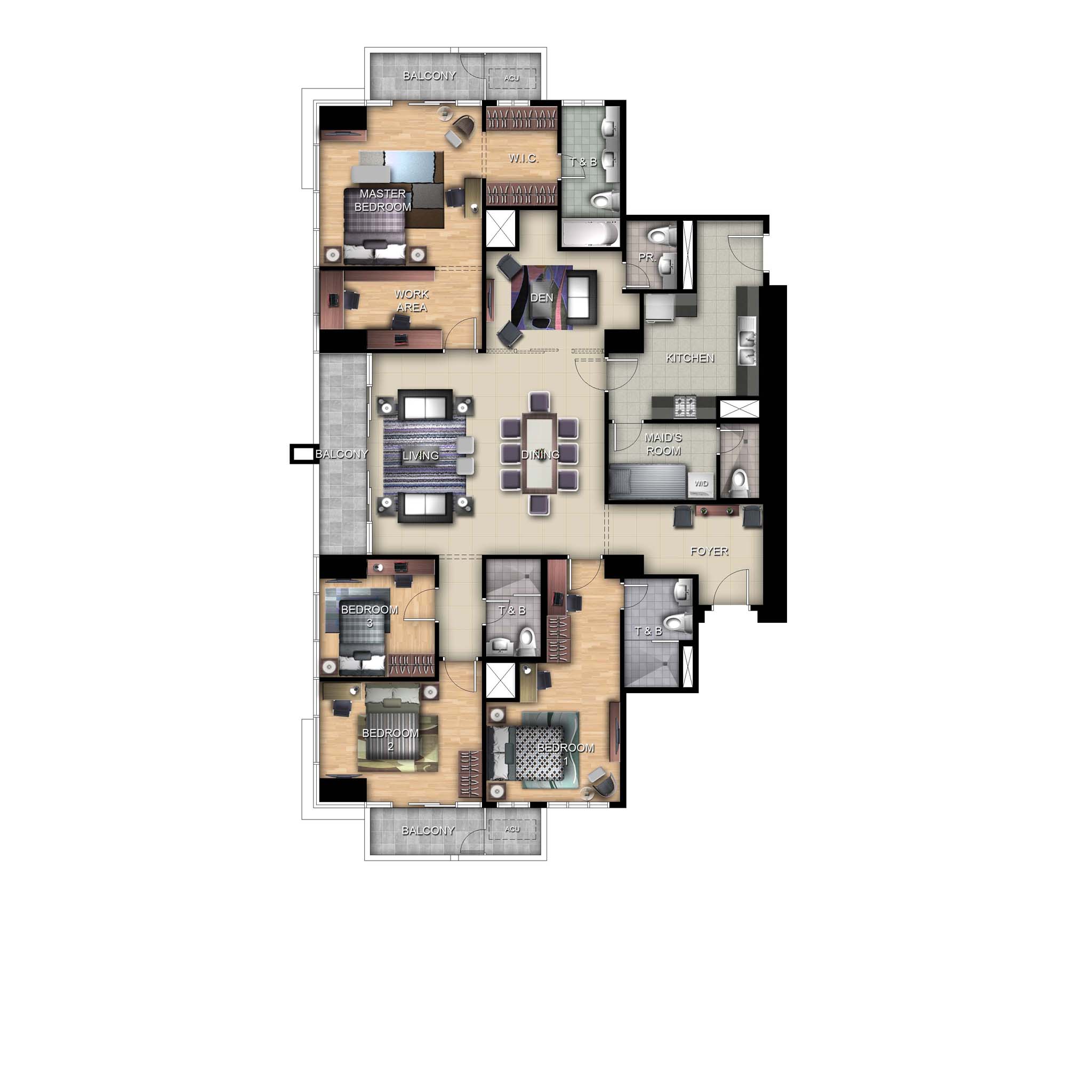 Uptown Ritz 4BR 182.6sqm